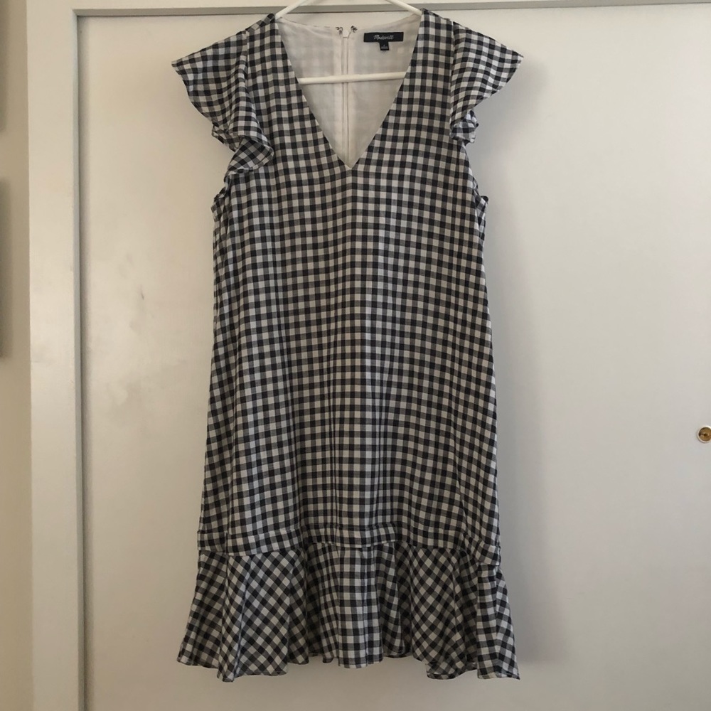 Madewell gingham short dress